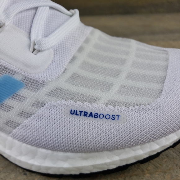 adidas UltraBoost_S.RDY Men's Running Shoe Casual Sneaker White Blue Orange - Picture 4 of 11